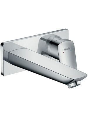 Смеситель Hansgrohe Logis 71220000 для умывальника встраиваемый, однозахватный, излив 195мм, хром