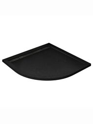 Душевой поддон CEZARES (900х900х30) искусственный мрамор, радиусный, черный TRAY-AS-R-90-30-NERO