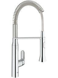 Смеситель Grohe K-7 31379000 для кухни на одно отверстие, с профессиональной лейкой, хром