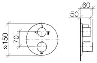 ��������� ��� ���� Dornbracht Meta 36426970-00 ���������, �� 2 �����������, ������� �����, ����