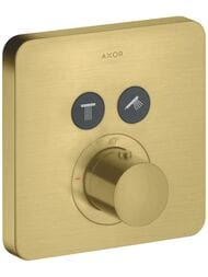 Смеситель для душа Axor ShowerSelect 36707950 термостат, встраиваемый, внешняя часть, латунь матовая