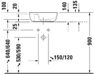 �������� Duravit Luv 420�270 �����������, �����, ������ � ������������ ������� 0381420000