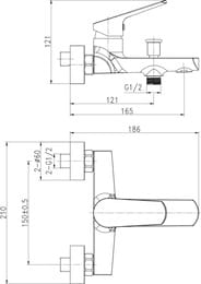 ��������� ��� �����/���� Cersanit FLAVIS 63035 ���������, ������������, ����