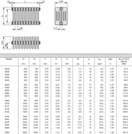 Радиатор Zehnder Charleston 6035 шеститрубчатый ВГ:350х210, межценр.284, боков. подкл. 3/4", 89 Вт