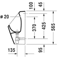 ������� Duravit No.1 305�290��, � ����������, ����� 2819300000