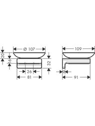 �������� Hansgrohe AddStoris 41746700 ���������, ����� ��������/����� �������
