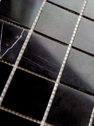 Мозаика мраморная Wild Stone Black Polished 48х48 (305х305х4) черная, JMST056 (шт.) — изображение 2