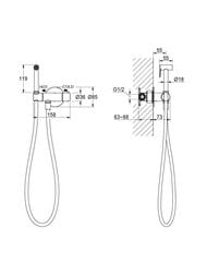 ����� � ������������� ����� Aquatek ������ AQ1027CR ���������, 1 ���������, ����: ����