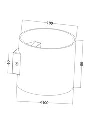 ��������� ���������� Maytoni Rond (����) C066WL-01W, 5��, IP20, G9, �����