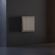 Клавиши для выключателя/переключателя трехклавишного Voltum S70 VLS000514, капучино