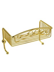 Migliore Complementi Полка-решетка одинарная с крючками 26x15x15 см золото ML.COM-50.601.DO