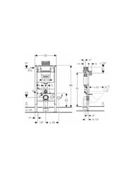 GEBERIT Duofix Omega ����������� ��� ���������� �������,�����/�����. ���.(������ 98��) 111.030.00.1