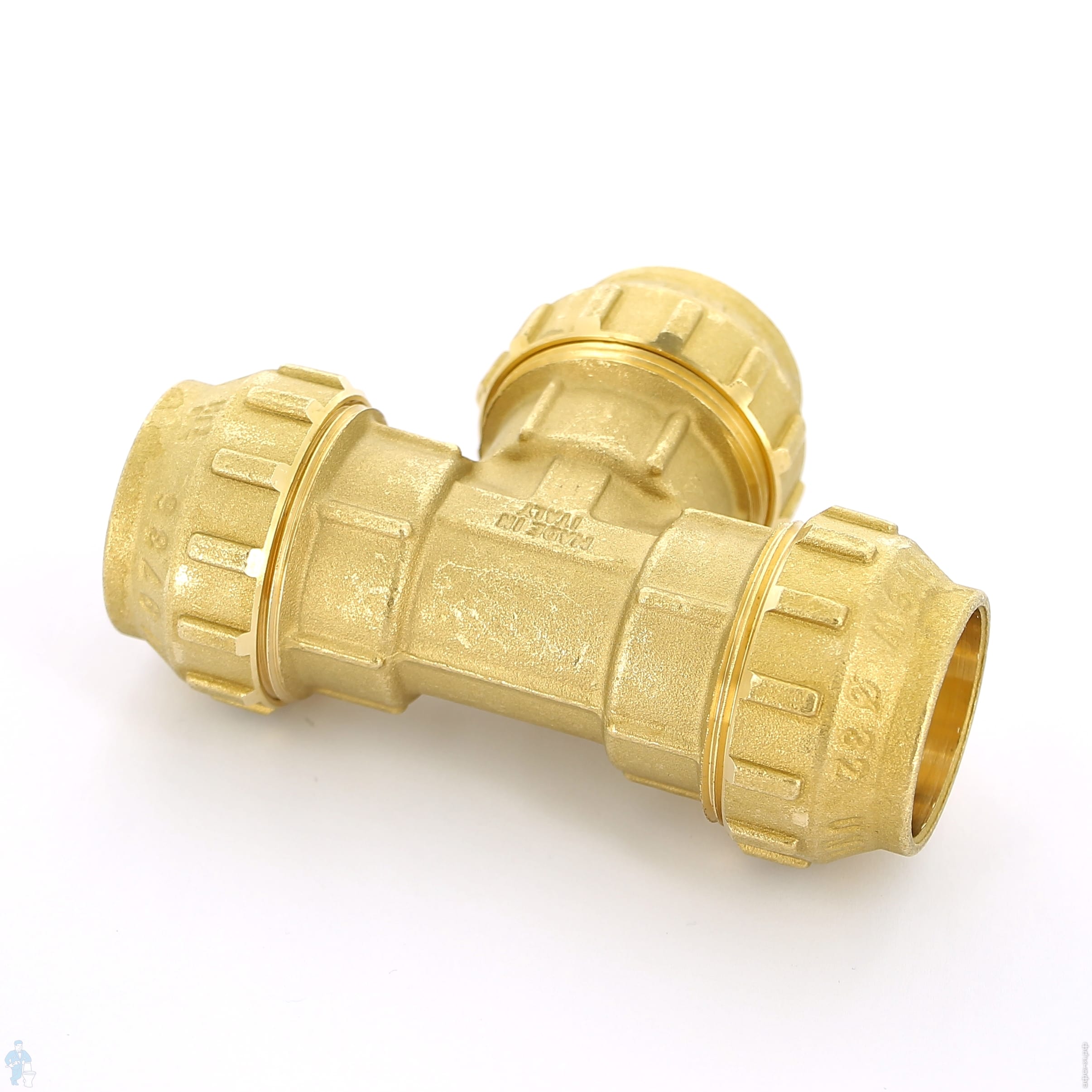 Тройник ПНД 32х32х32 (латунь) | Афоня.рф, цена 2 383 руб.