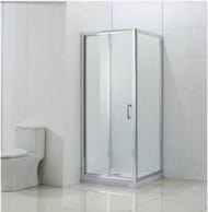 Душевой уголок BAND HOURS SNOW/SIDE-GLASS 88 800х800х1900 складная дверь, без поддона
