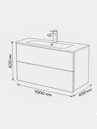 ����� � ��������� Terminus Vega 1000�450�620 ���������, 2 �����, ����: ��������