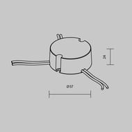 Источник тока Maytoni Lighting control 721029 DALI NFC DT6 10W 100-500mA +PUSH DIM, белый