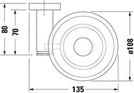 �������� ��������� DURAVIT D-Code ������, ����: ����/������� ������ 0099181000