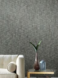 Обои текстильные Carlisle & Co. Textiles (0,91х7,32) орнамент, синие LX1093 (рулон)