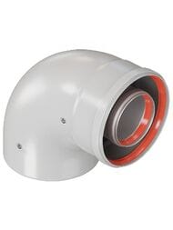����� ������������� ���������� Rommer 90� 60/100 RCA-6010-000090