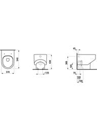 ������ ��������� Laufen SONAR (540�370�430) ������������, ����� ������� 8.2334.1.757.000.1
