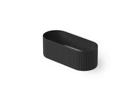 Ванна отдельностоящая Dea Design DD8804 1700 16 (1700х720х560), овальная, слив-перелив, д/к, черный