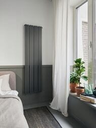 Радиатор стальной Empatiko Takt V S1 однотруб 352х1786х94 9 сек бок.подкл, 1657 Вт, Enigmatic Grey