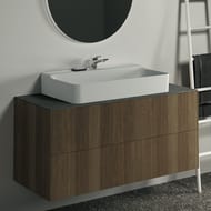 Тумба под раковину Ideal Standard CONCA 1200x505x540 2 ящика внешних, шпон темный орех T3945Y5