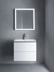 Тумба под раковину Duravit L-Cube 620х550х481 подвесная, 2 ящика, белый матовый LC624001818 — изображение 4