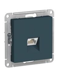Розетка Systeme Electric ATLASDESIGN компьютерная RJ45, кат. 6A, механизм, ИЗУМРУД  ATN000886