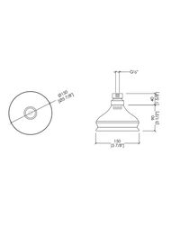 Верхний душ Devon&Devon AQ5115/SNCR-RC с защитой от накипи, круглый, D= 150 ,цвет: хром