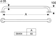 ����������� Ideal Standard ProSys + �������� ������� ������ 60��, ����� 35�� ����� R010567+S6454AC