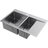 Мойка Omoikiri AKISAME 78-2-IN-L (780х510х200) большая чаша слева, нержавеющая сталь 4973062