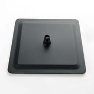 Квадратный верхний душ  300х300х2 мм Aquatek, матовый черный AQ2074MB