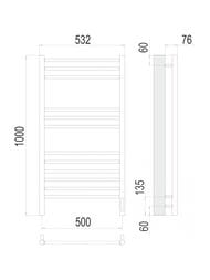 ����������������� TERMINUS ������ �12 532x1000x500 �������, ����.�����, sensor quick touch