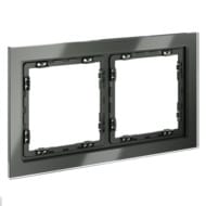 Рамка на 2 поста Voltum S70 VLS110206 (титан, стекло)