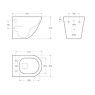 ������ ��������� BelBagno Sfera-TOR (500x360x370) ������������, ��� �������, ����� BB046CH-TOR