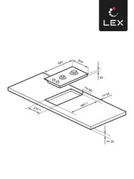 ������� �������� ������ LEX GVG 323A BBL (300�520) 2 ��������, ������ ������ CHAO000414