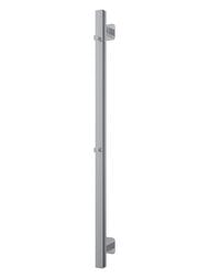 GROTA CORSA Дизайн радиатор 30x900 водяной, нижнее подкл., 1/2", полиров. нерж. сталь, с крючками