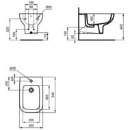 ���� ��������� Ideal Standard i life A 355�540�305 ��������� ��� ���������, �������, ����� T471801