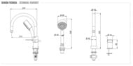 Смеситель для ванны Remer Class Line L07, хром — миниатюра 2