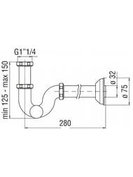 ����� NOBILI ��� �����������, ��� �������, G1 1/4" � 32, ���� AV00105/2CR