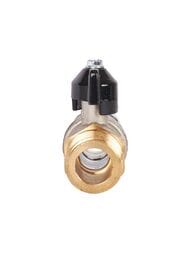 Кран шаровый STOUT 3/4"НН с накидной гайкой, бабочка SVB-1009-000020