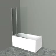 Шторка на ванну BelBagno Uno (1200х1500) UNO-V-11-120/150-C-Cr стекло прозрачное, хром