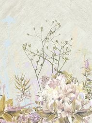 Панно Zambaiti Satin Flowers IV (3,0х5,1) винил на флизелине,голубой, Z66879 (рул.)