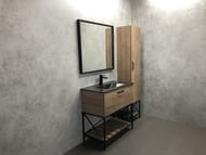 Зеркало COMFORTY Бредфорд-90 (900х800х40) черный 00004147988