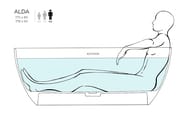 ����� ��������������� Salini Alda S-Sense 101912G 1700�800�595 ���. ������, ����� ������