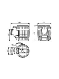 Печь банная ТМФ (TMF) САЯНЫ Мини INOX ДА