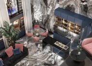 Керамогранитная плитка KERAMA MARAZZI Ониче (1195х2385х11) камень, черная SG595902R (кв.м.)