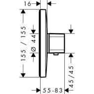 ��������� Hansgrohe Ecostat E 15705000 ����������������, ������� �����, ����
