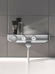 Смеситель Grohe Grohtherm SmartControl 34718000 термостат для ванны с изливом и полочкой, хром